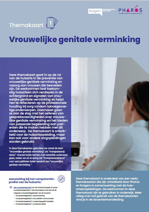 Themapakket taboegevoelige onderwerpen in de huisartsenzorg